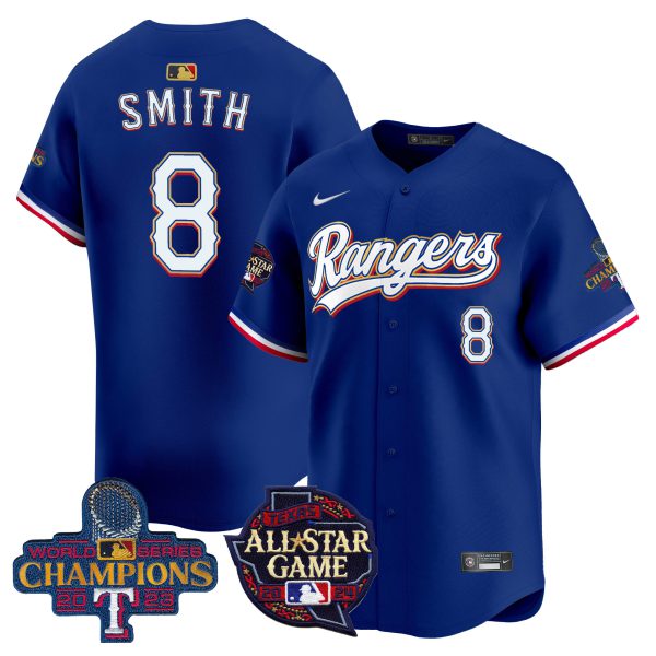 Men's Texas Rangers 2024 All Star Game Patch Vapor Premier Limited Jersey - All Stitched - Image 44