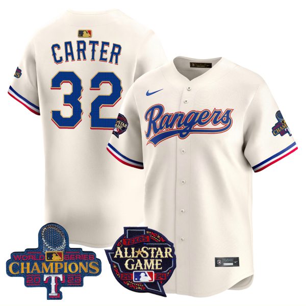 Men's Texas Rangers 2024 All Star Game Patch Vapor Premier Limited Jersey - All Stitched - Image 51