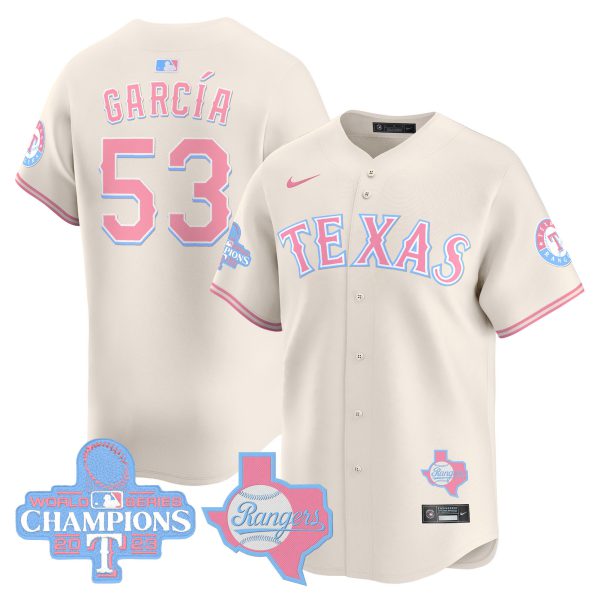 Unisex Texas Rangers Bubblegum Pink Vapor Premier Limited Jersey - All Stitched - Image 22