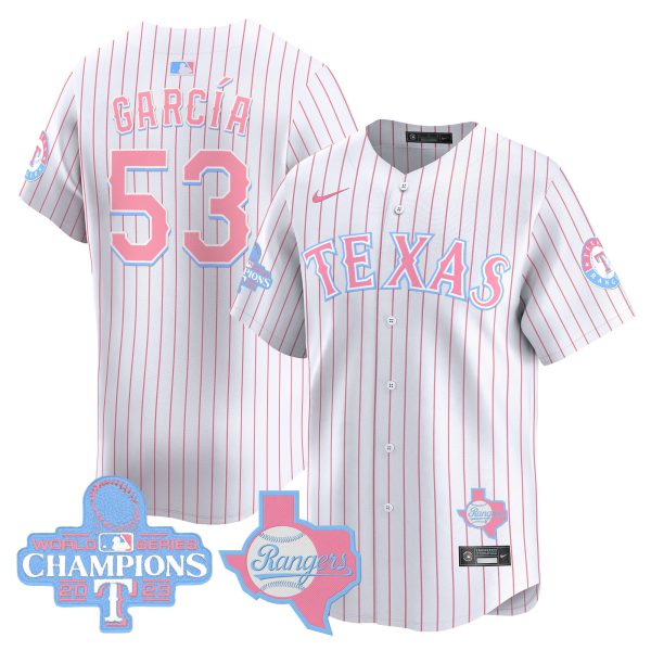 Unisex Texas Rangers Bubblegum Pink Vapor Premier Limited Jersey - All Stitched - Image 31