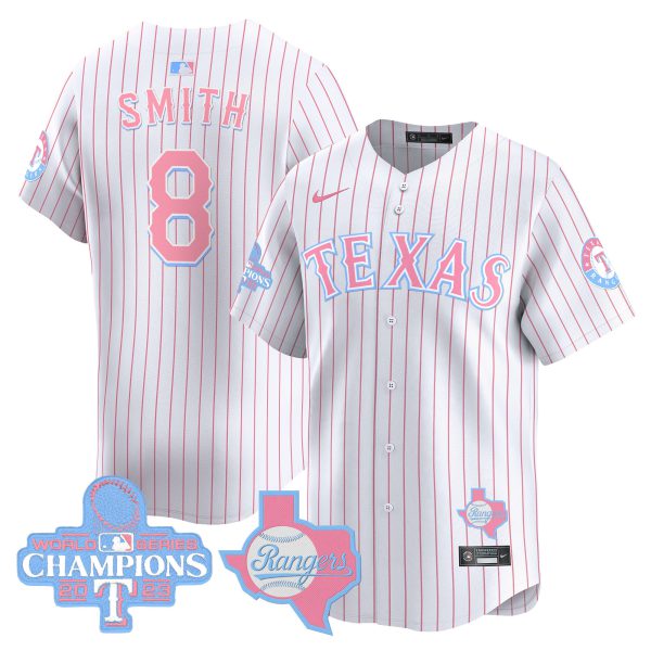 Unisex Texas Rangers Bubblegum Pink Vapor Premier Limited Jersey - All Stitched - Image 35