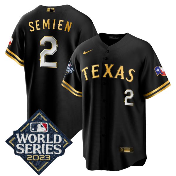Men's Texas Rangers 2023 World Series Cool Base Jersey - All Stitched - Image 2