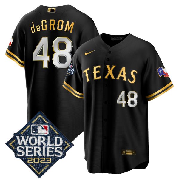 Men's Texas Rangers 2023 World Series Cool Base Jersey - All Stitched - Image 3