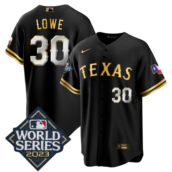 Men's Texas Rangers 2023 World Series Cool Base Jersey - All Stitched - Image 4