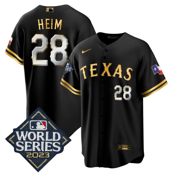 Men's Texas Rangers 2023 World Series Cool Base Jersey - All Stitched - Image 8