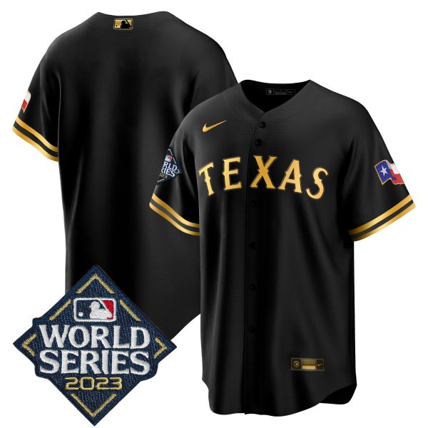 Men's Texas Rangers 2023 World Series Cool Base Jersey - All Stitched - Image 10