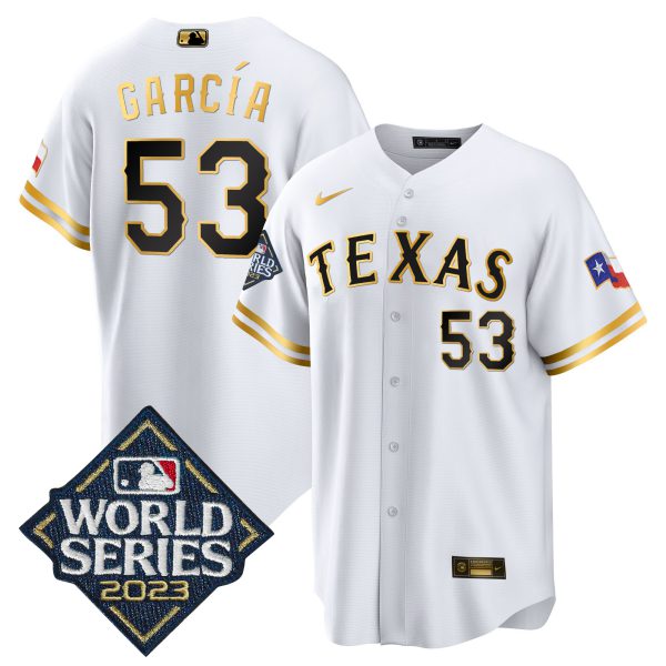 Men's Texas Rangers 2023 World Series Cool Base Jersey - All Stitched - Image 15