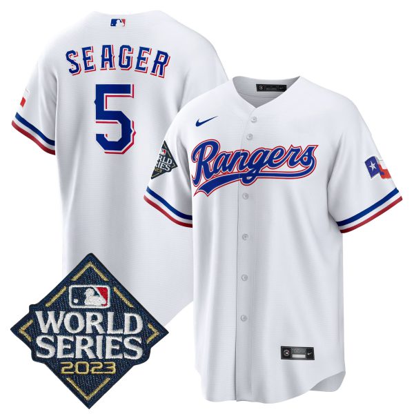 Men's Texas Rangers 2023 World Series Cool Base Jersey - All Stitched - Image 21