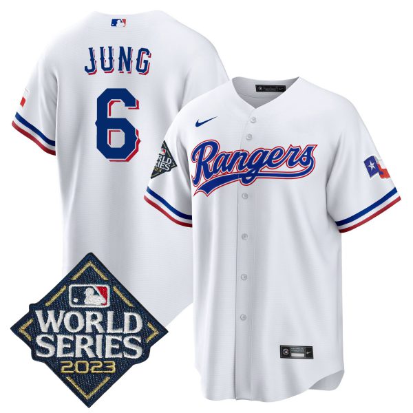 Men's Texas Rangers 2023 World Series Cool Base Jersey - All Stitched - Image 26