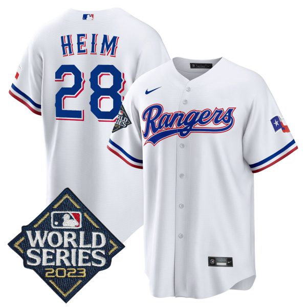 Men's Texas Rangers 2023 World Series Cool Base Jersey - All Stitched - Image 28