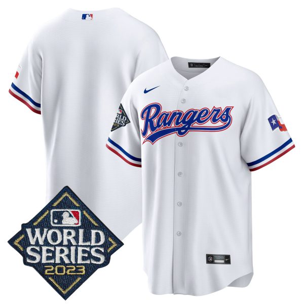 Men's Texas Rangers 2023 World Series Cool Base Jersey - All Stitched - Image 30