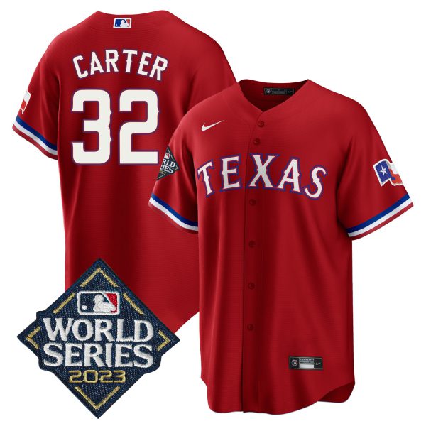 Men's Texas Rangers 2023 World Series Cool Base Jersey - All Stitched - Image 37