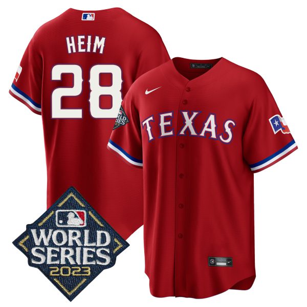 Men's Texas Rangers 2023 World Series Cool Base Jersey - All Stitched - Image 38