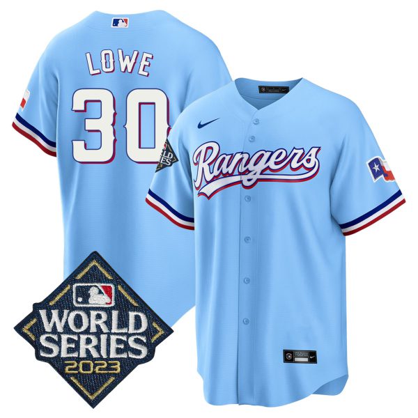 Men's Texas Rangers 2023 World Series Cool Base Jersey - All Stitched - Image 44
