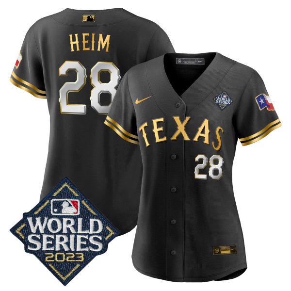 Women's Texas Rangers 2023 World Series Baseball Jersey V2 - All Stitched - Image 8
