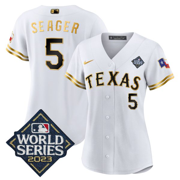 Women's Texas Rangers 2023 World Series Baseball Jersey V2 - All Stitched - Image 10