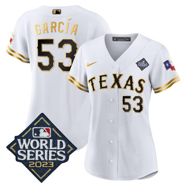 Women's Texas Rangers 2023 World Series Baseball Jersey V2 - All Stitched - Image 14