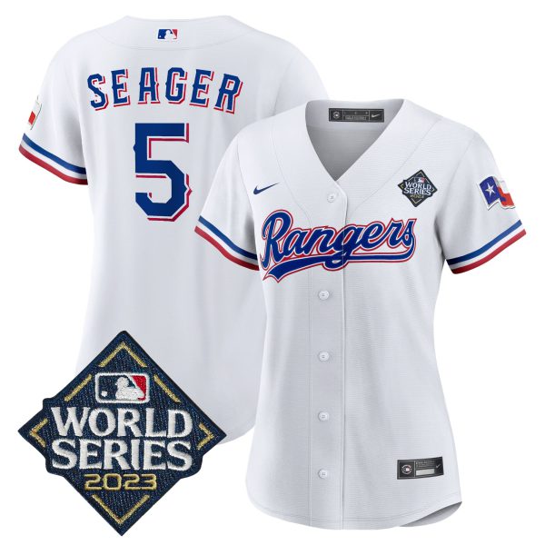 Women's Texas Rangers 2023 World Series Baseball Jersey V2 - All Stitched - Image 19