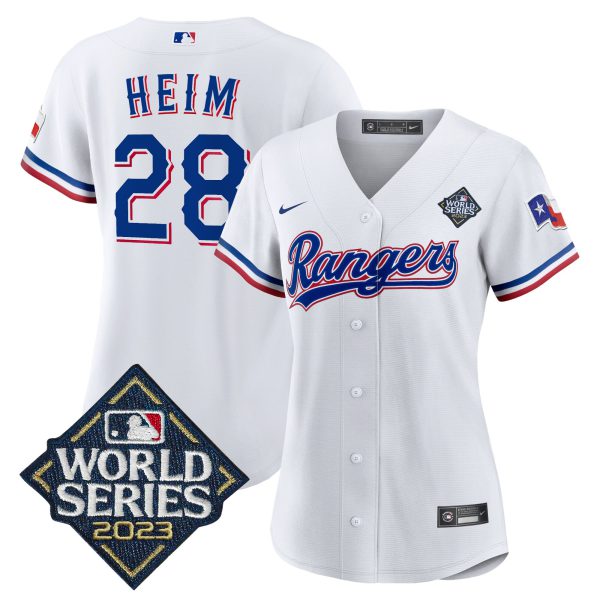 Women's Texas Rangers 2023 World Series Baseball Jersey V2 - All Stitched - Image 26