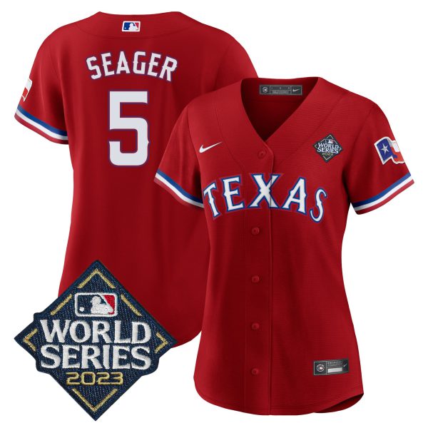 Women's Texas Rangers 2023 World Series Baseball Jersey V2 - All Stitched - Image 28