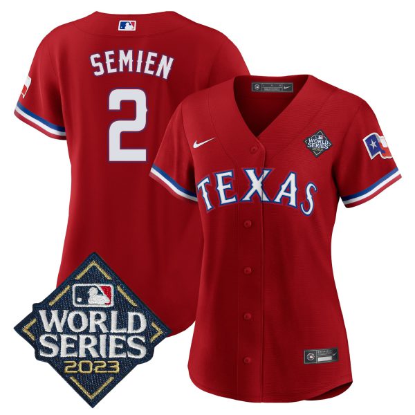 Women's Texas Rangers 2023 World Series Baseball Jersey V2 - All Stitched - Image 29