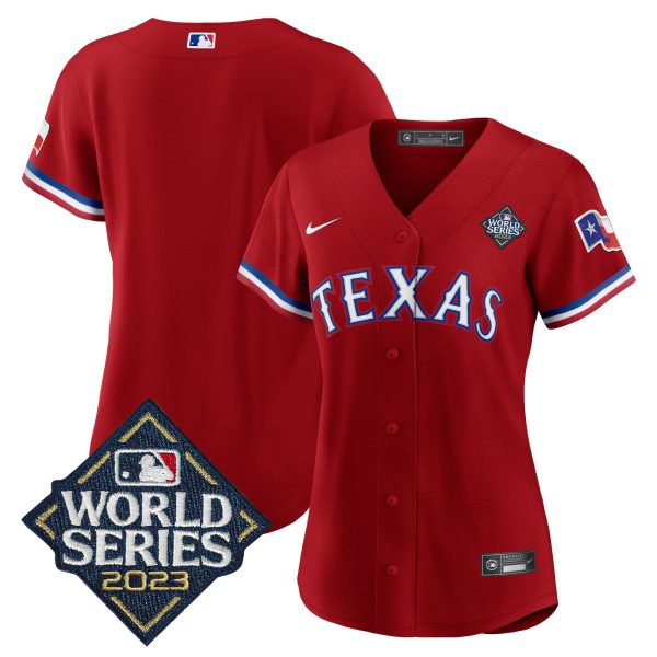 Women's Texas Rangers 2023 World Series Baseball Jersey V2 - All Stitched - Image 36