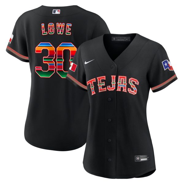 Women's Texas Rangers Mexican Jersey - All Stitched - Image 5
