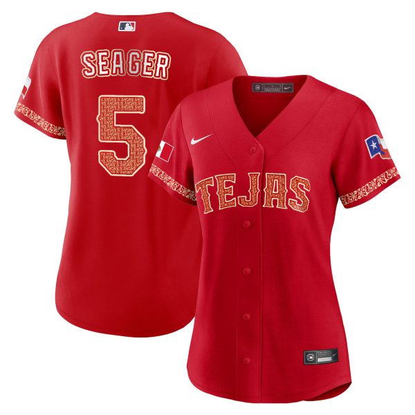 Women's Texas Rangers Mexican Jersey - All Stitched - Image 10
