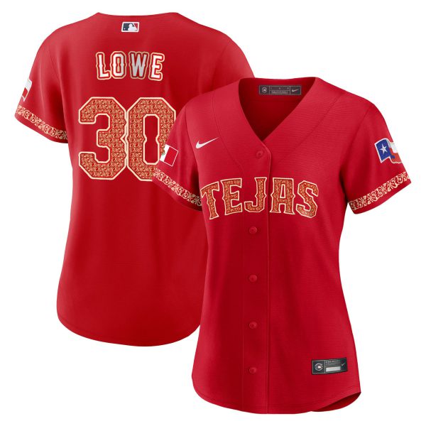 Women's Texas Rangers Mexican Jersey - All Stitched - Image 12