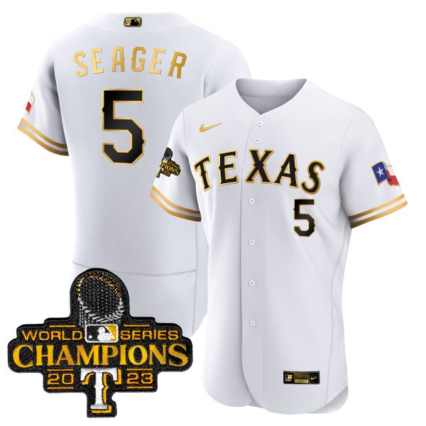 Men's Texas Rangers 2023 World Series Champions Flex Base Jersey - All Stitched - Image 10