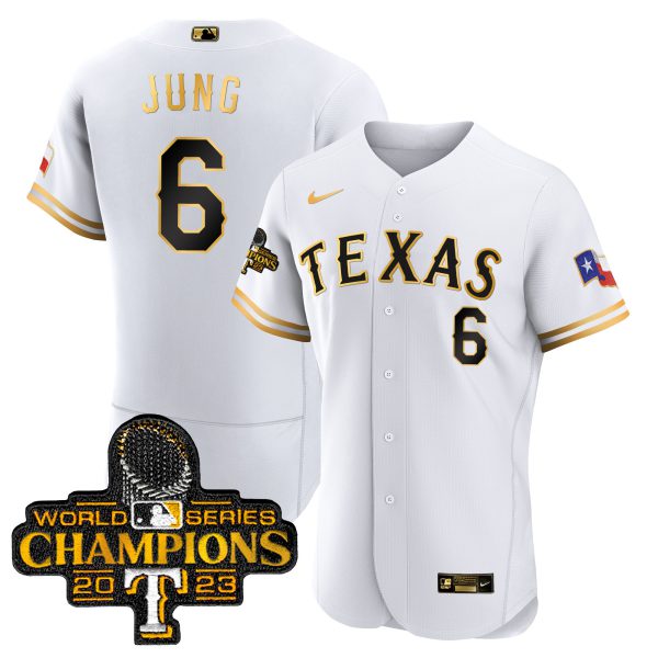 Men's Texas Rangers 2023 World Series Champions Flex Base Jersey - All Stitched - Image 14
