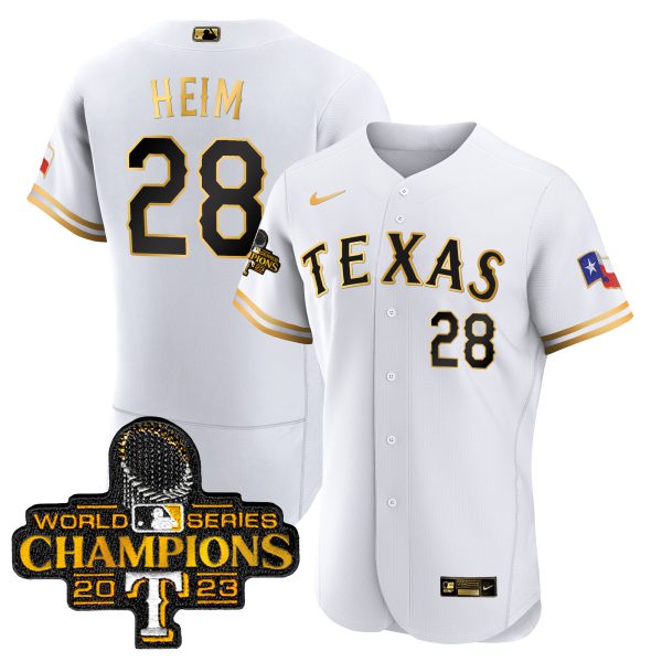 Men's Texas Rangers 2023 World Series Champions Flex Base Jersey - All Stitched - Image 16