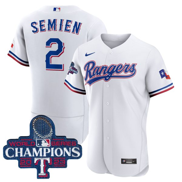 Men's Texas Rangers 2023 World Series Champions Flex Base Jersey - All Stitched - Image 20