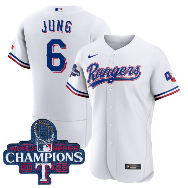 Men's Texas Rangers 2023 World Series Champions Flex Base Jersey - All Stitched - Image 23