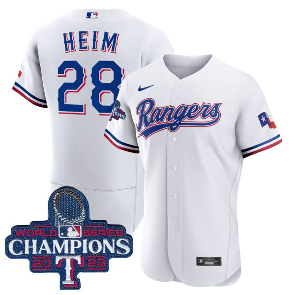 Men's Texas Rangers 2023 World Series Champions Flex Base Jersey - All Stitched - Image 25
