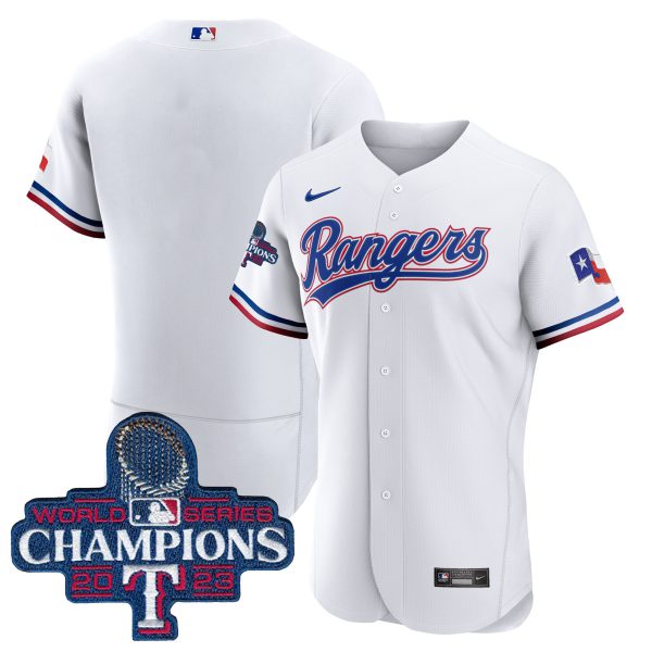 Men's Texas Rangers 2023 World Series Champions Flex Base Jersey - All Stitched - Image 27