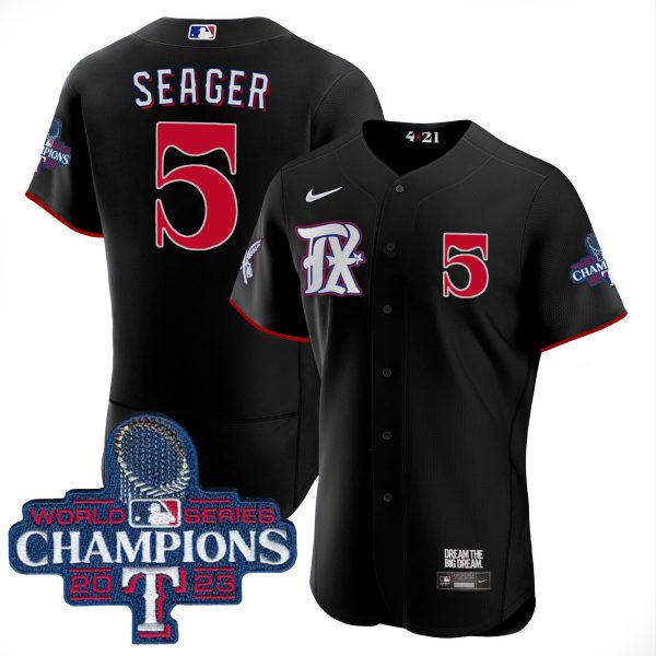 Men's Texas Rangers 2023 World Series Champions City Connect Flex Base Jersey - All Stitched - Image 28