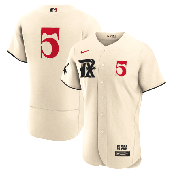 Men's Texas Rangers 2023 City Connect Collection Jersey - All Stitched - Image 2