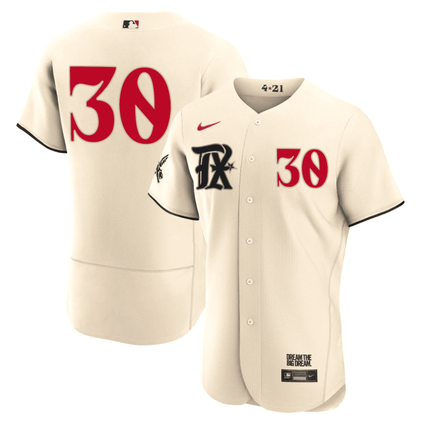 Men's Texas Rangers 2023 City Connect Collection Jersey - All Stitched - Image 5