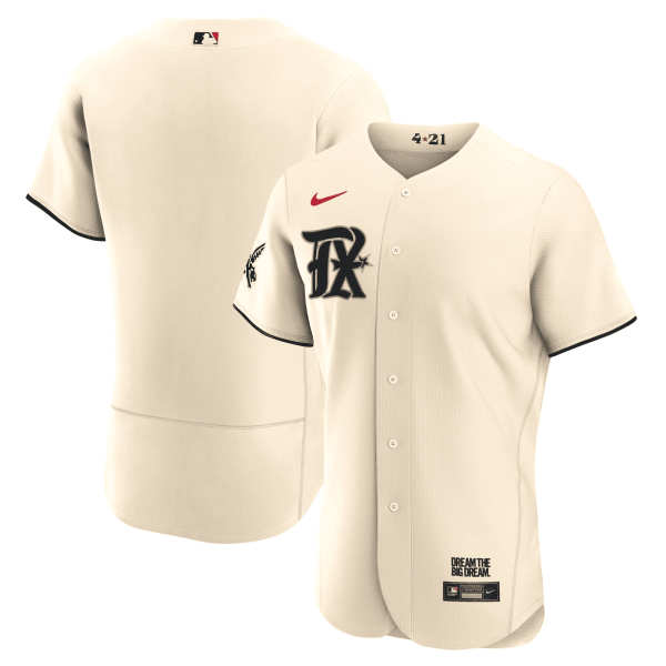 Men's Texas Rangers 2023 City Connect Collection Jersey - All Stitched - Image 7
