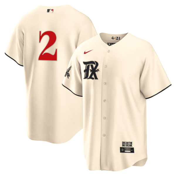 Men's Texas Rangers 2023 City Connect Collection Jersey - All Stitched - Image 10