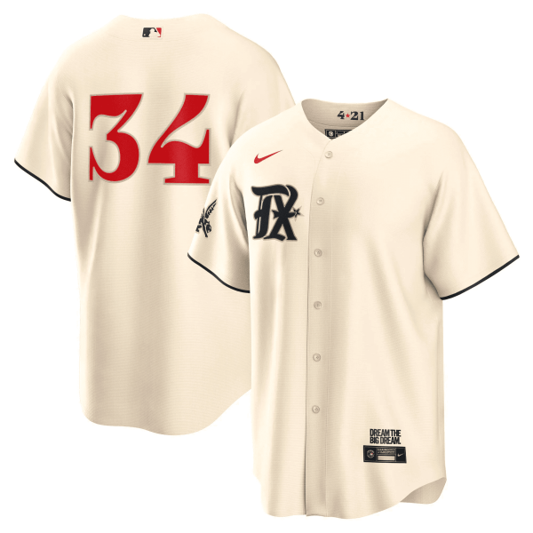 Men's Texas Rangers 2023 City Connect Collection Jersey - All Stitched - Image 11