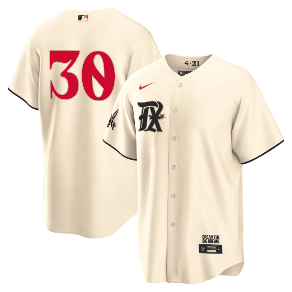 Men's Texas Rangers 2023 City Connect Collection Jersey - All Stitched - Image 12