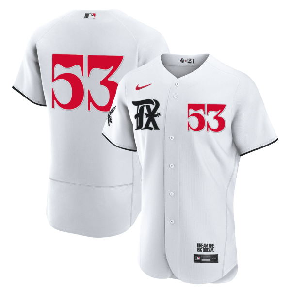 Men's Texas Rangers 2023 City Connect Collection Jersey - All Stitched - Image 20