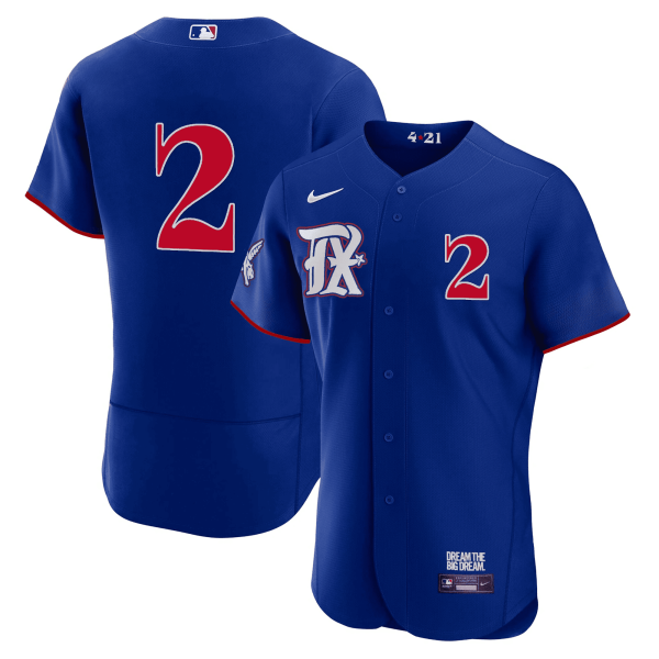 Men's Texas Rangers 2023 City Connect Collection Jersey - All Stitched - Image 31