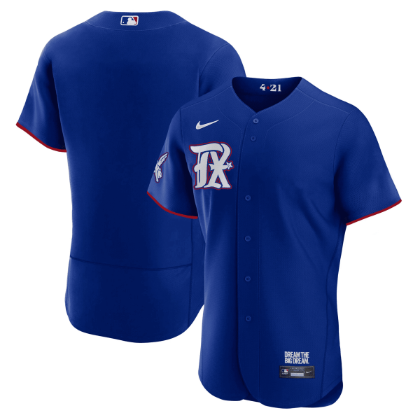Men's Texas Rangers 2023 City Connect Collection Jersey - All Stitched - Image 35