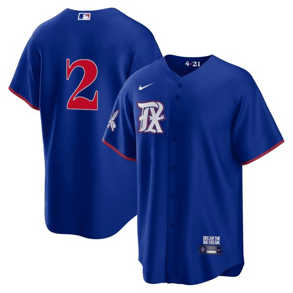 Men's Texas Rangers 2023 City Connect Collection Jersey - All Stitched - Image 38