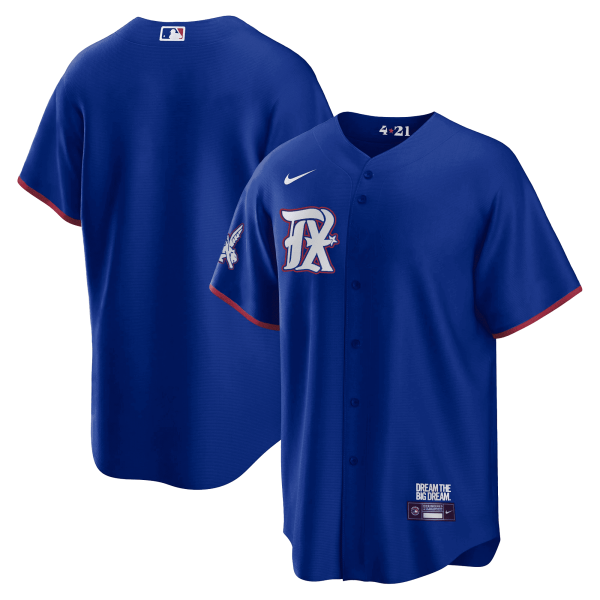Men's Texas Rangers 2023 City Connect Collection Jersey - All Stitched - Image 42