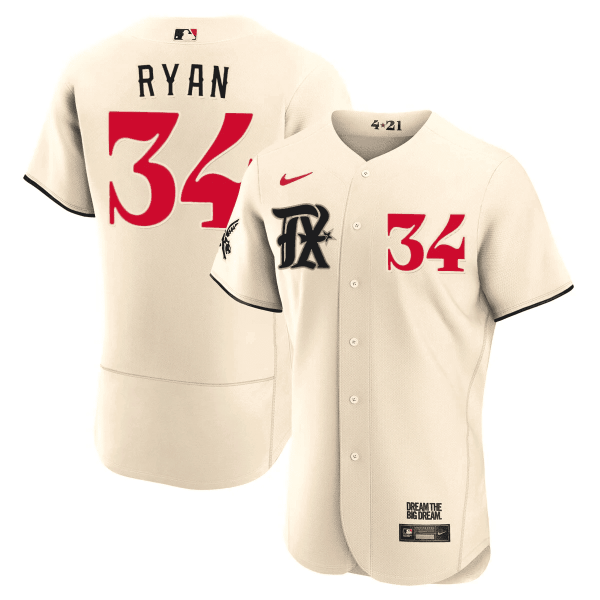 Men's Texas Rangers 2023 City Connect Collection V2 Jersey - All Stitched - Image 4