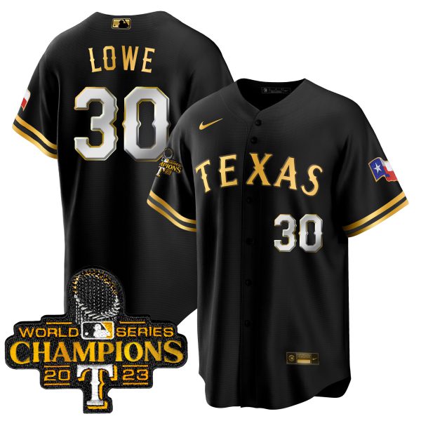 Men's Texas Rangers 2023 World Series Champions Cool Base Jersey - All Stitched - Image 3